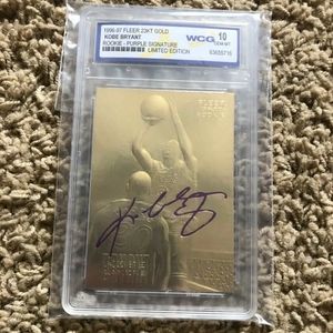 1996-1997 FLEER 23kt Gold KOBE Bryant rookie